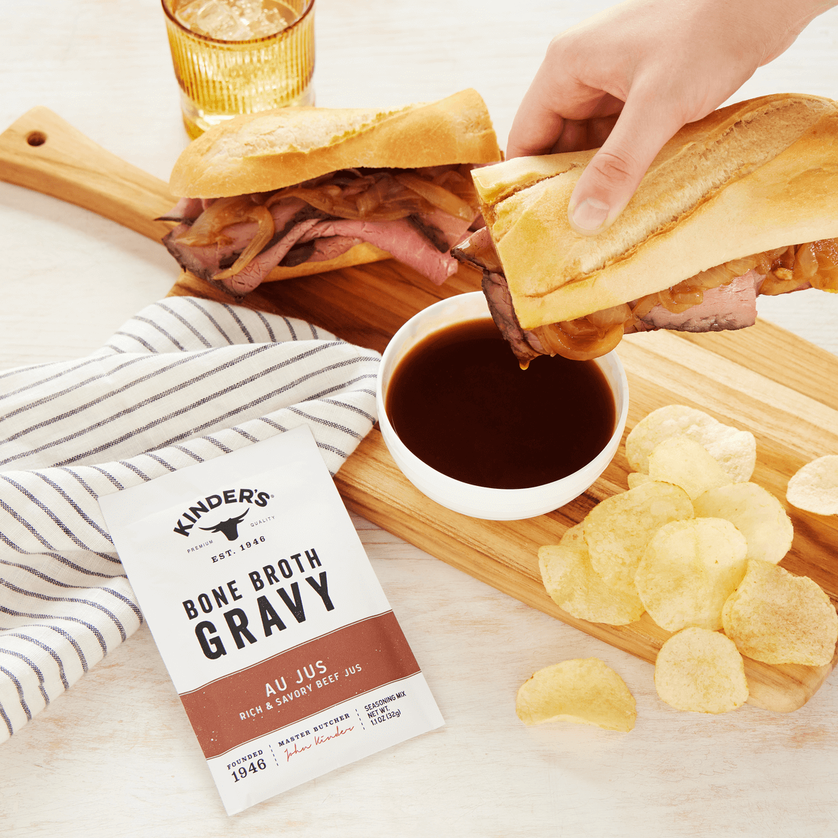 Au Jus Bone Broth Gravy
