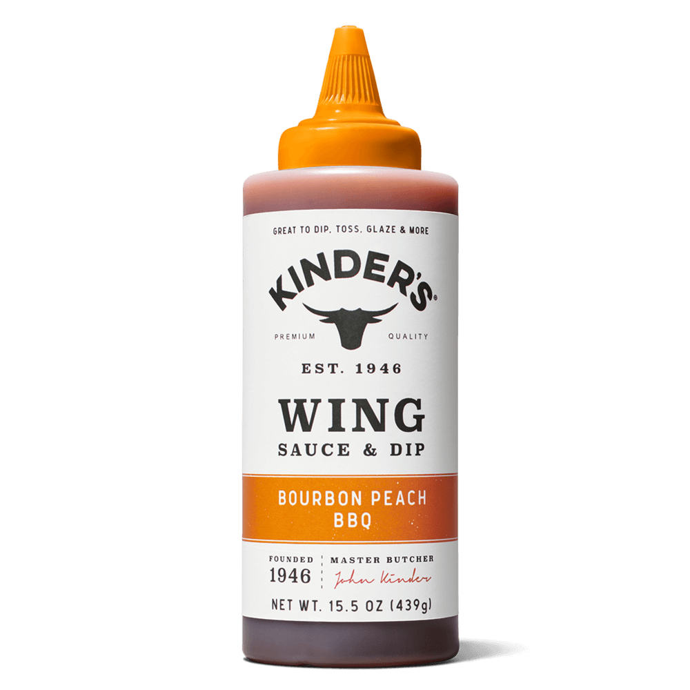 Bourbon Peach BBQ Wing Sauce & Dip