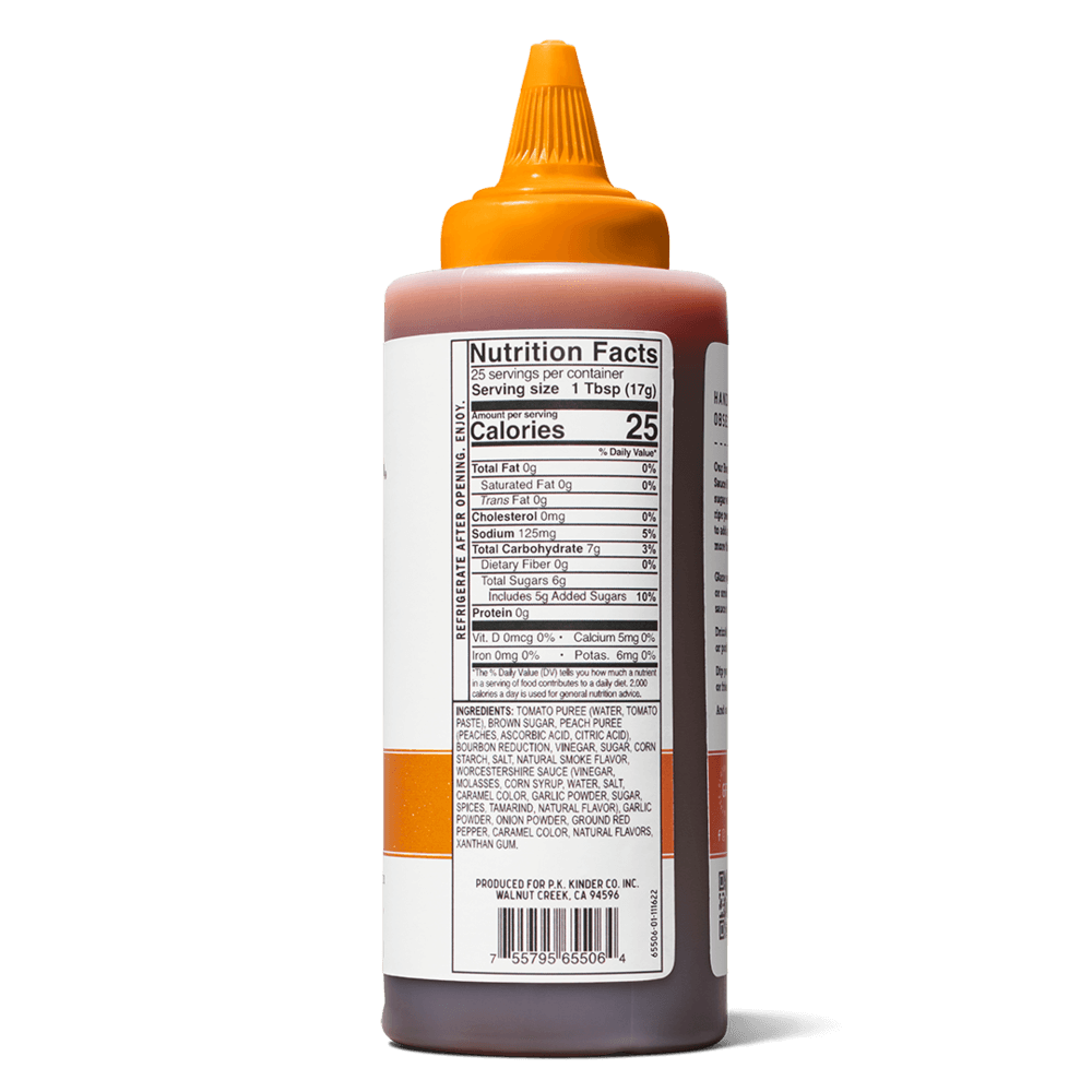 Bourbon Peach BBQ Wing Sauce & Dip