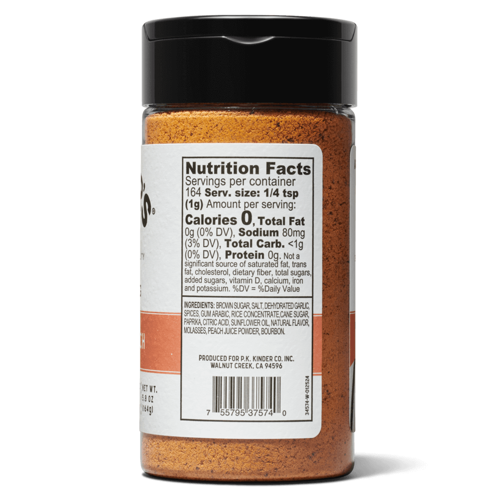 Bourbon Peach Seasoning