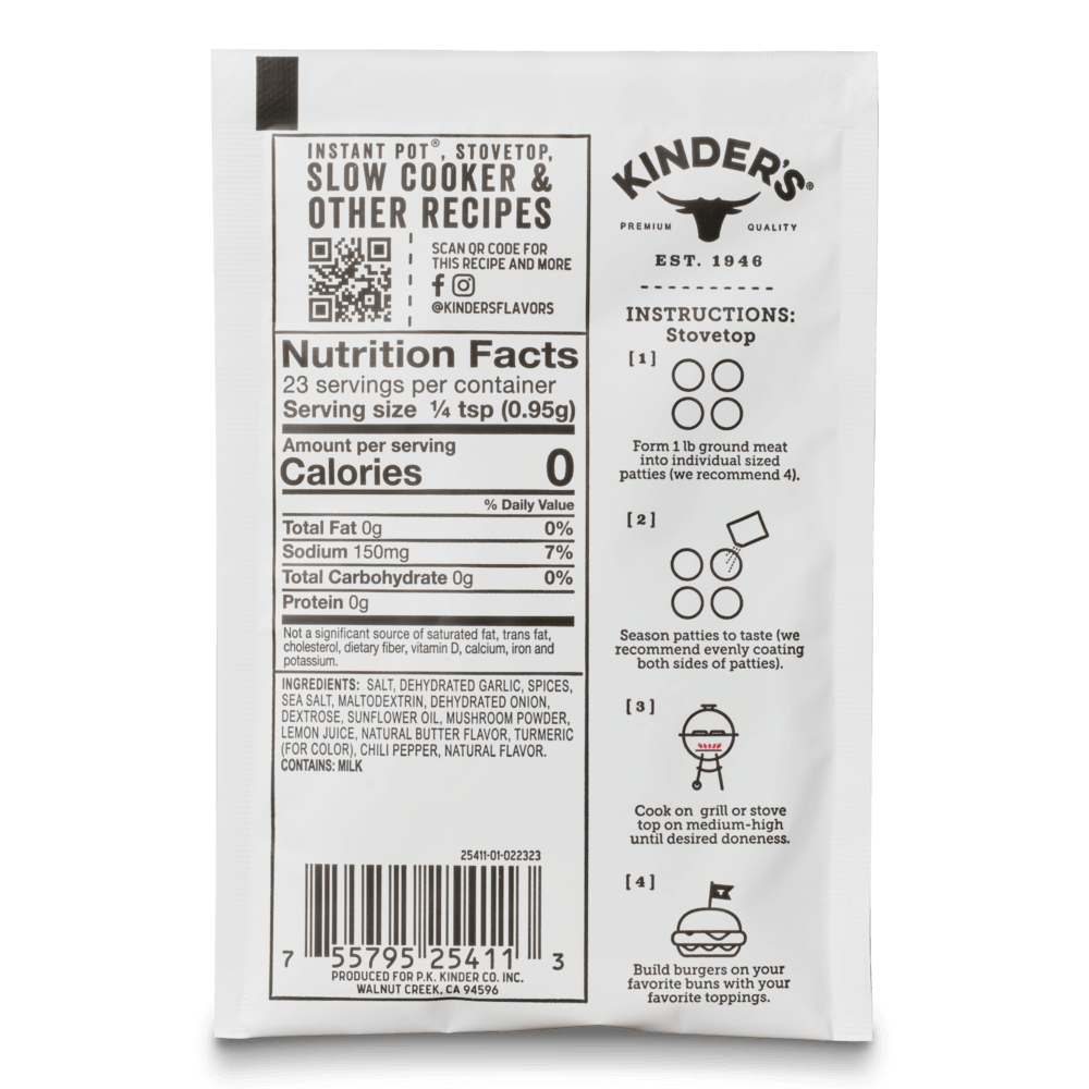 Buttery Burger Blend Seasoning