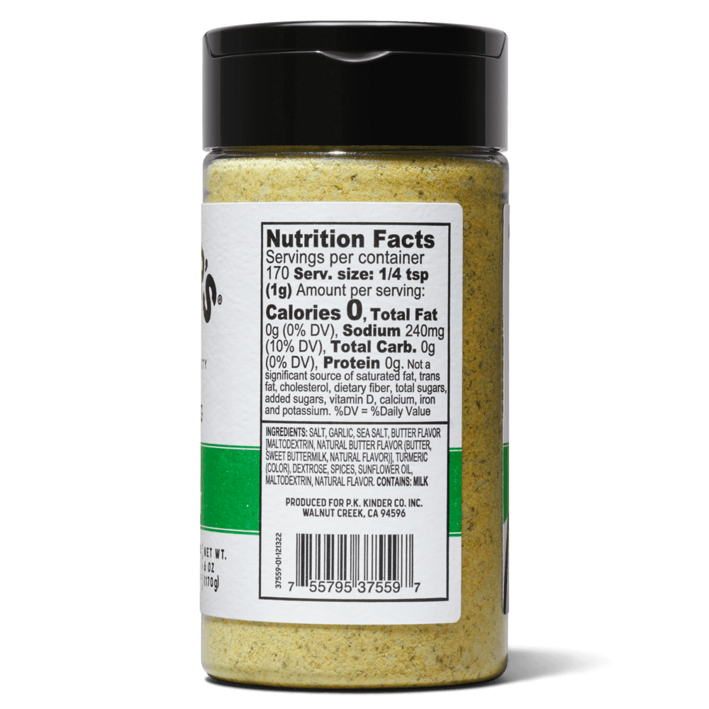 Buttery Garlic Salt Seasoning