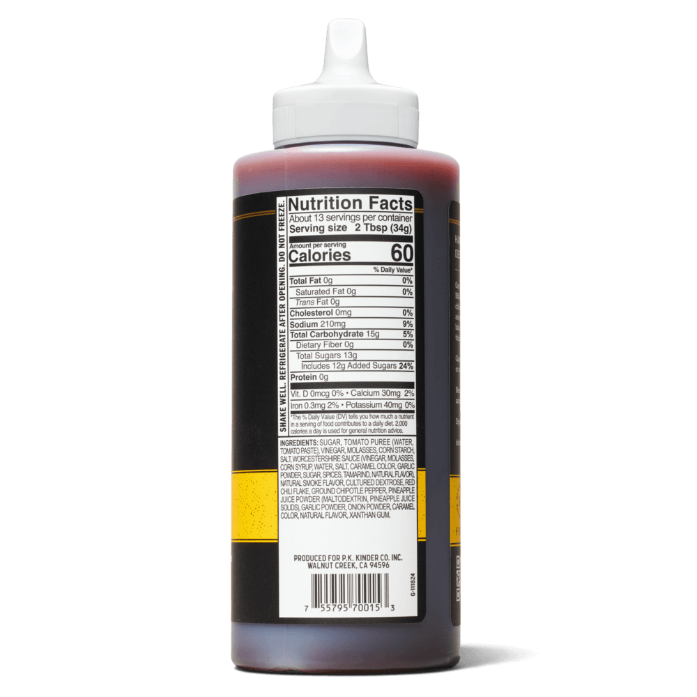 Chipotle Pineapple Gold Label BBQ Sauce