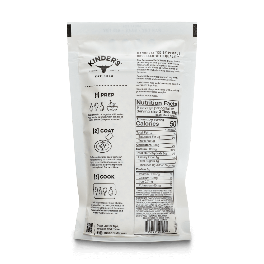 Parmesan Herb Crispy Panko Blend