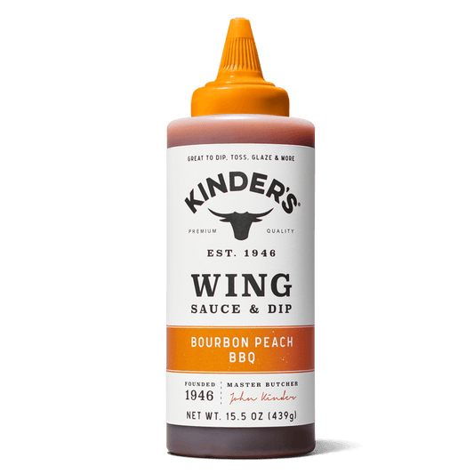 Bourbon Peach BBQ Wing Sauce & Dip