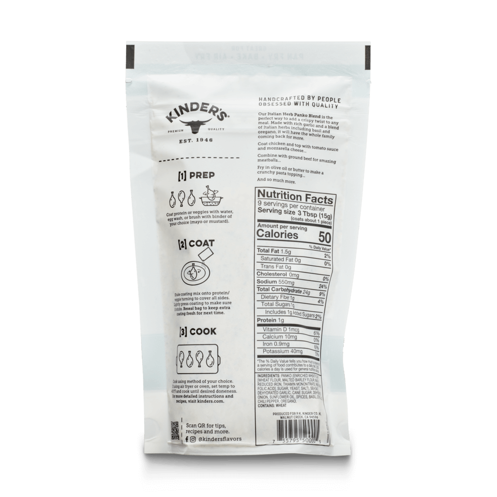 Italian Herb Crispy Panko Blend