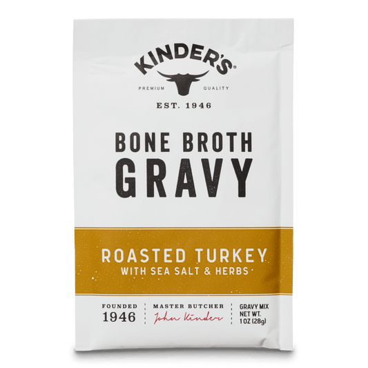 Roasted Turkey Bone Broth Gravy